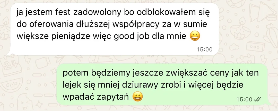 Trener: odblokowałem się do oferowania dłuższej współpracy za większe pieniądze